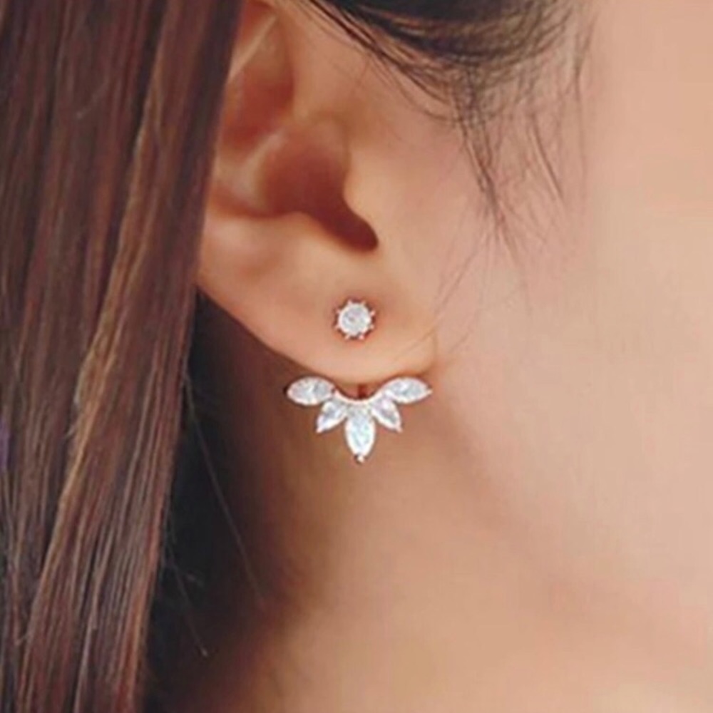 💙💎BUNDLE!!! 4 PAIRS!!!💎💙JACKET EARRINGS!!!💎💙 - Picture 3 of 8